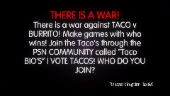 BURRITOS VS TACOS    (The War Is Starts!)