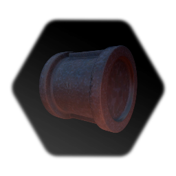 Rusty Pipe Fitting Coupler
