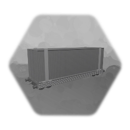 Cargo Railway Carriage