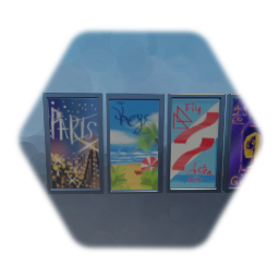 #CUAJ - Airport: travel and ad posters