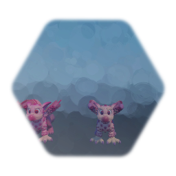 Pink griffins