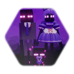 Endervin,Endervenny,and Baby Enderman