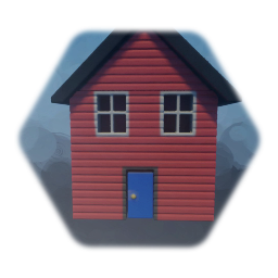 Scandinavian House (Red)