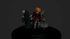 Halloween characters showcase
