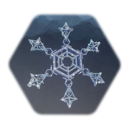 Six Pointed Snowflake, style 2