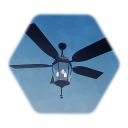 Street Lantern Ceiling Fan