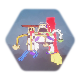 Woodee the booz on a rocket