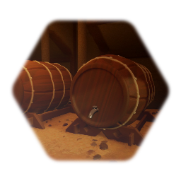 Wooden Barrels (destructible)