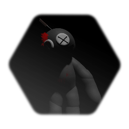 <pink>Black My Rainbow friends oc v1