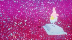 Patrick on a seahorse!