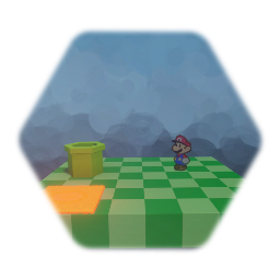 Paper mario - with working exit and health