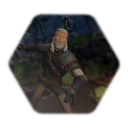 Cartoon Geralt