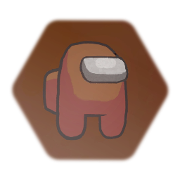 Brown Among Us Crewmate