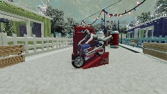 Toy Stunt Bike. Winter Wonderjam.