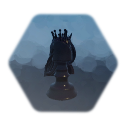 Shore Chess - Black Queen