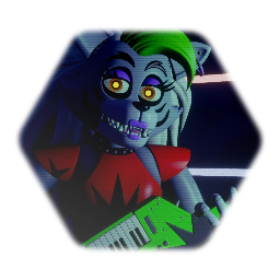 Roxanne Wolf Model · <button="Security Breach">