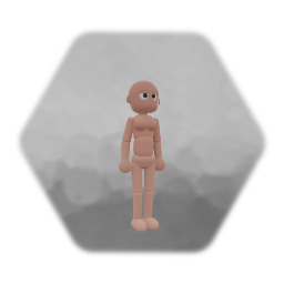 Female puppet template