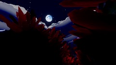 Crystal Mushroom Moonlight Forest