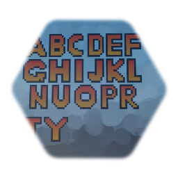 Super Mario 64 Beta Font WIP