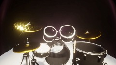 Playable Drum Kit ["Semi" Functional]
