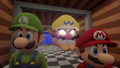 Wario apparition Fnf Mario and Luigi Run!