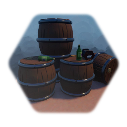 Pirate barrels