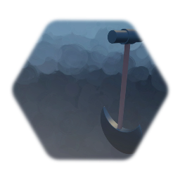 Swinging axe