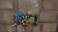 Sofia and Tari kissing me