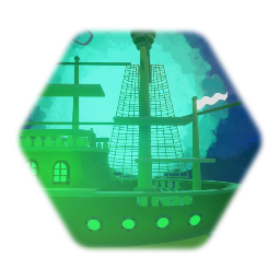The Flying Dutchman's Ship - Nickelodeon All Star Brawl Stage