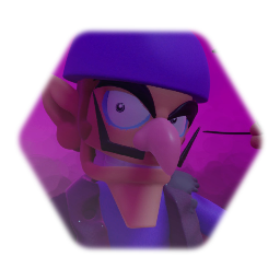 Waluigi (Biker) - Mario Kart World