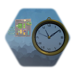Real Time Analogue Wall Clock \ Pocket Watch