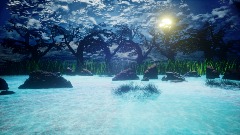 Beautiful lake Forest