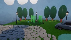 تصميم عن الحديقه