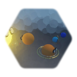 The Solar System but Planetballs