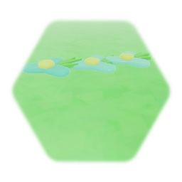 Remix of Remix of Flower 333 Turquoise 3