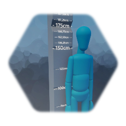 Character Creation Scale (2m Ruler wih Markings)