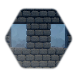 Castle Small Double Window Wall