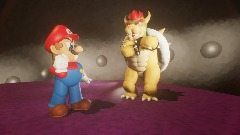 Super Mario 64 Mario vs Bowser