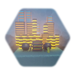 Chemical plant background