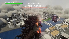 Burning Godzilla Vs Super Godzilla Boss