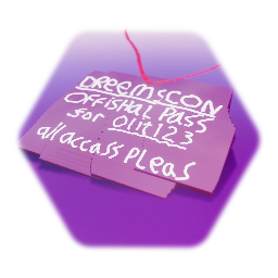 #DreamsCom21 Totally Legit Lanyard