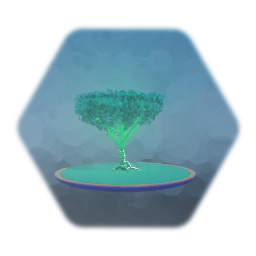 Plataforma con el árbol generador de duendes