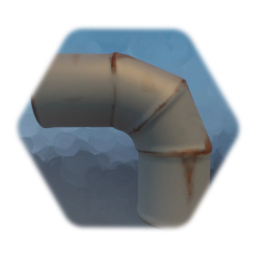 Rusty Conduit 90 Degree Bend