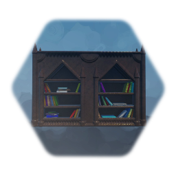 Large Carved Bookshelf