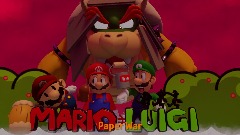 Mario & Luigi: Paper War Title Screen