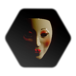 Pin-up girl mask