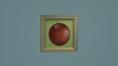 Scene apple painting