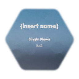 Main menu UI (2 slots)