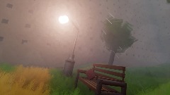 City Park In The Rain