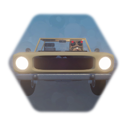 Sacboi's Car with sacboi in it.